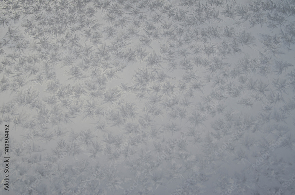 Obraz premium patterns on the winter window