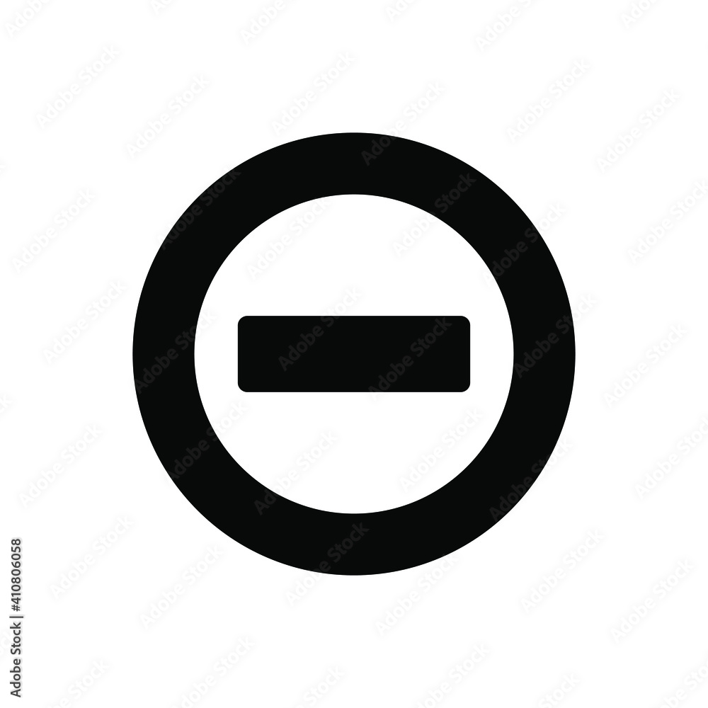 Minus sign icon Minus sign icon