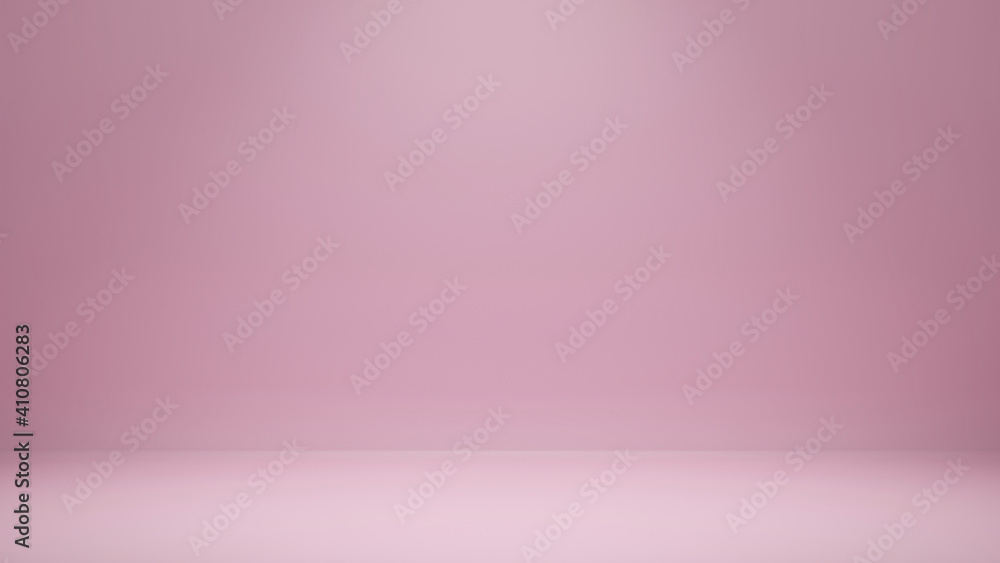 3d rendering, Empty pink color studio room background with copy space for display product or banner website 3d rendering, Empty pink color studio room background with copy space for display product or banner website