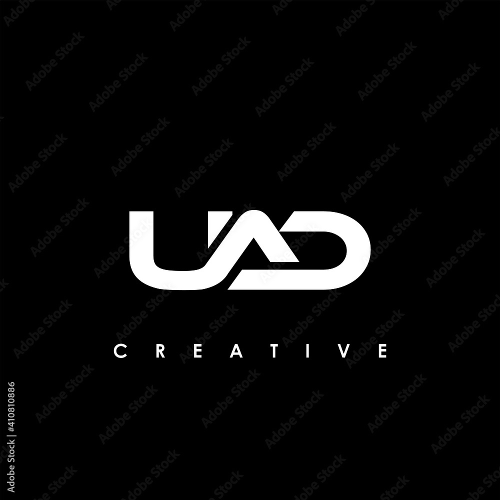 UAD Letter Initial Logo Design Template Vector Illustration UAD Letter Initial Logo Design Template Vector Illustration