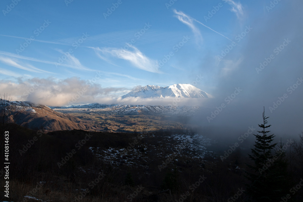 landscape with clouds