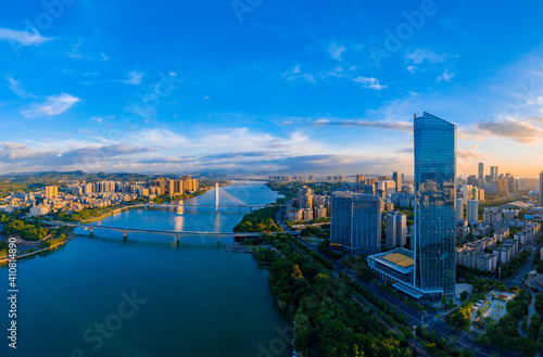 Hesheng Bridge and Huizhou bridge in Huizhou, Guangdong province, China photo