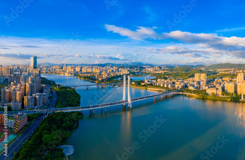 Hesheng Bridge and Huizhou bridge in Huizhou, Guangdong province, China