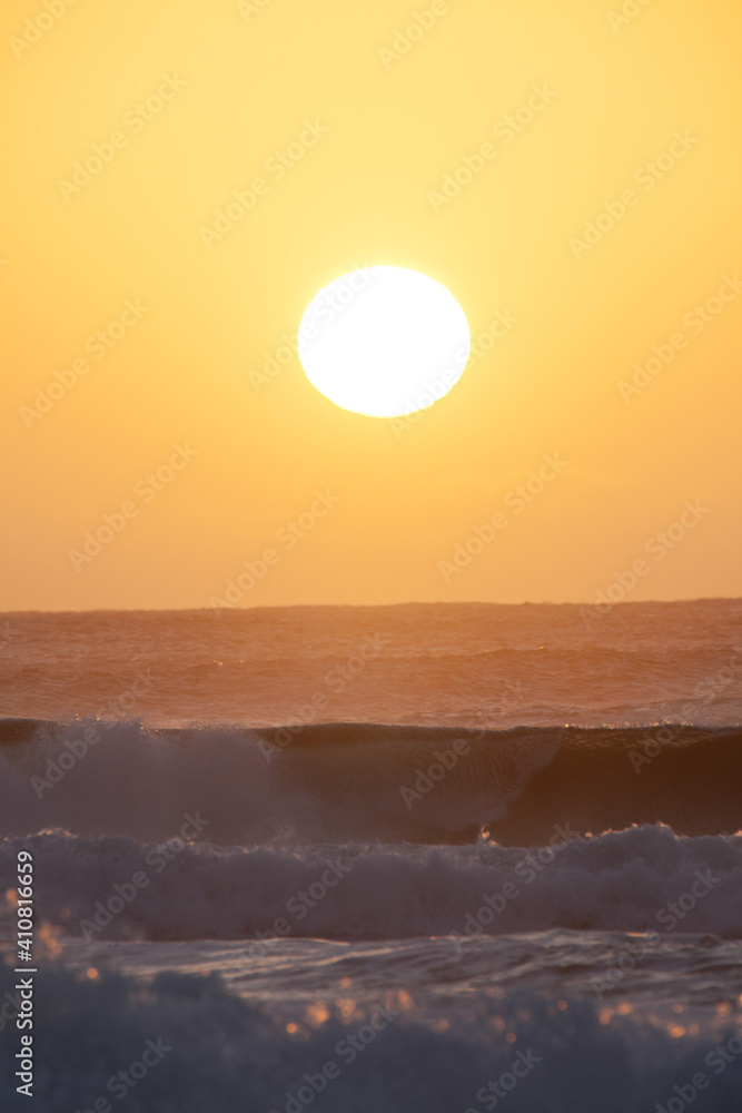 sunset over the ocean, Point D'Entrecasteaux, Western Australia