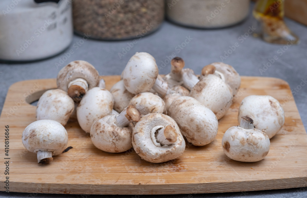 Mushrooms mushrooms are on the table