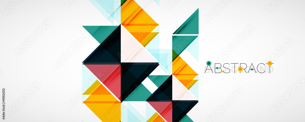 Set of vector triangle geometric backgrounds. Vector illustration for covers, banners, flyers and posters and other designs Set of vector triangle geometric backgrounds. Vector illustration for covers, banners, flyers and posters and other designs