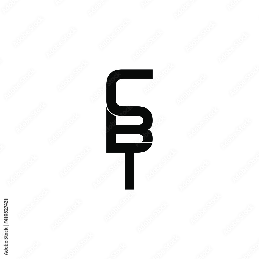cbt letter original monogram logo design cbt letter original monogram logo design