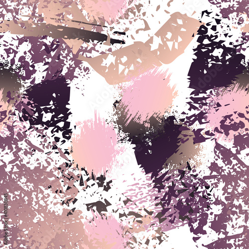 Camouflage Seamless Pattern. Fashion Concept.