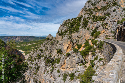 Verdon Gorge, Gorges du Verdon in French Alps, Provence, France photo