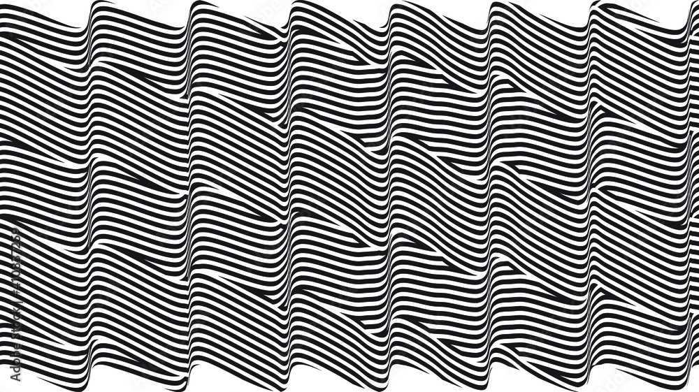 Abstract flow lines background . Fluid wavy shape .Striped linear pattern . Music sound wave . Vector illustration Abstract flow lines background . Fluid wavy shape .Striped linear pattern . Music sound wave . Vector illustration