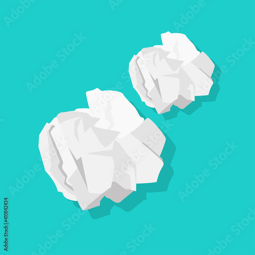 Paper ball vector