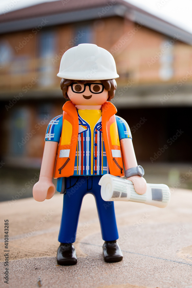 Lippstadt - Deutschland 4. Februar 2021 Playmobil Architekt Stock Photo |  Adobe Stock