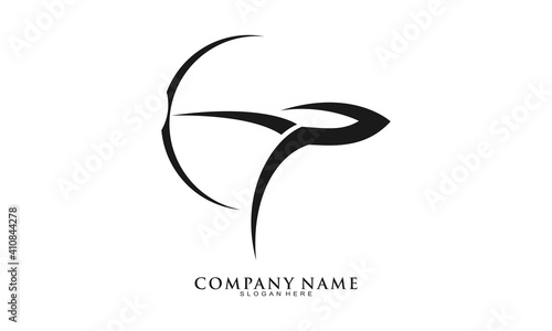 Creative archer illustration vector design