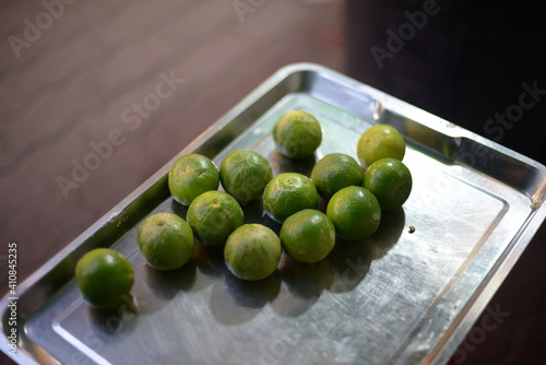 green olives on a plate