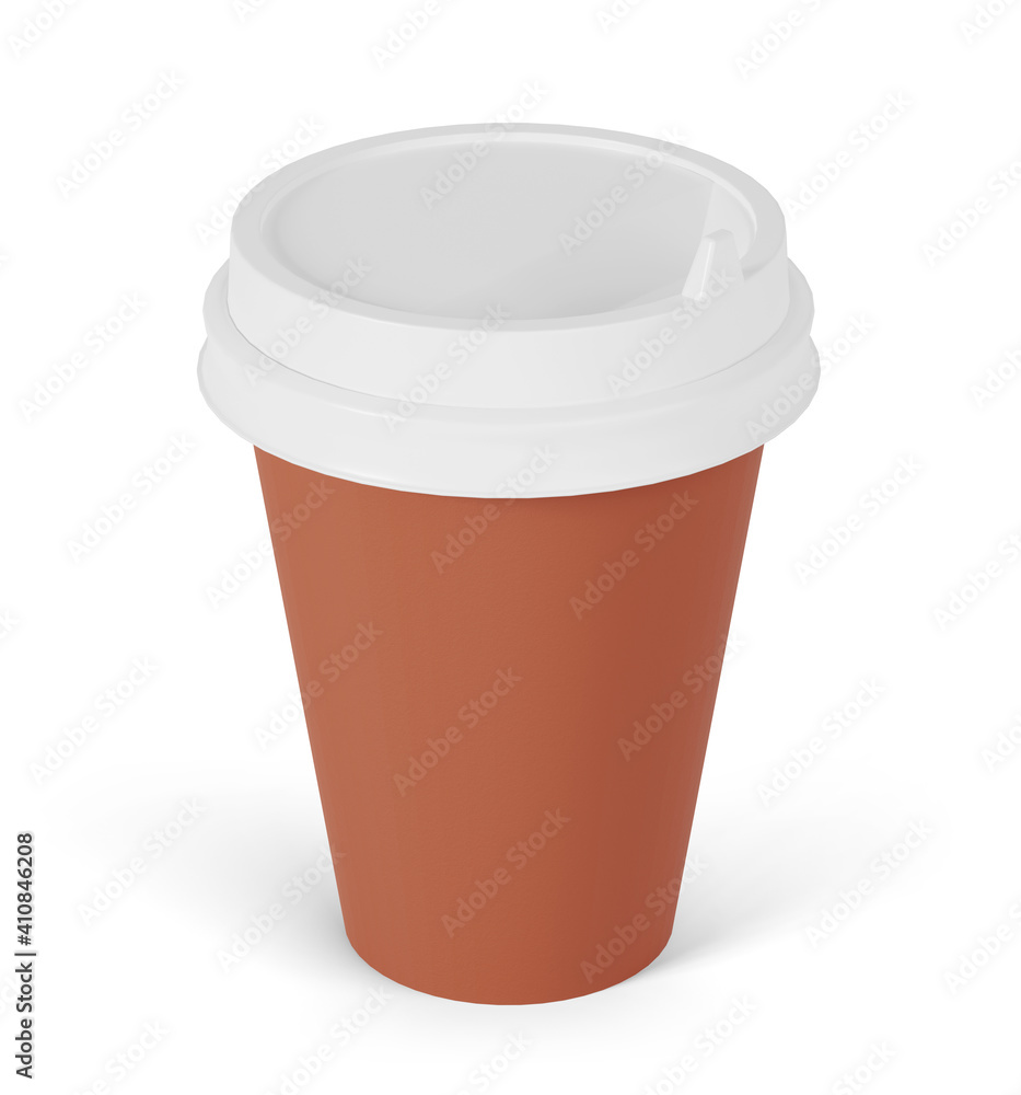 disposable paper cup for hot coffee or tea isolated disposable paper cup for hot coffee or tea isolated