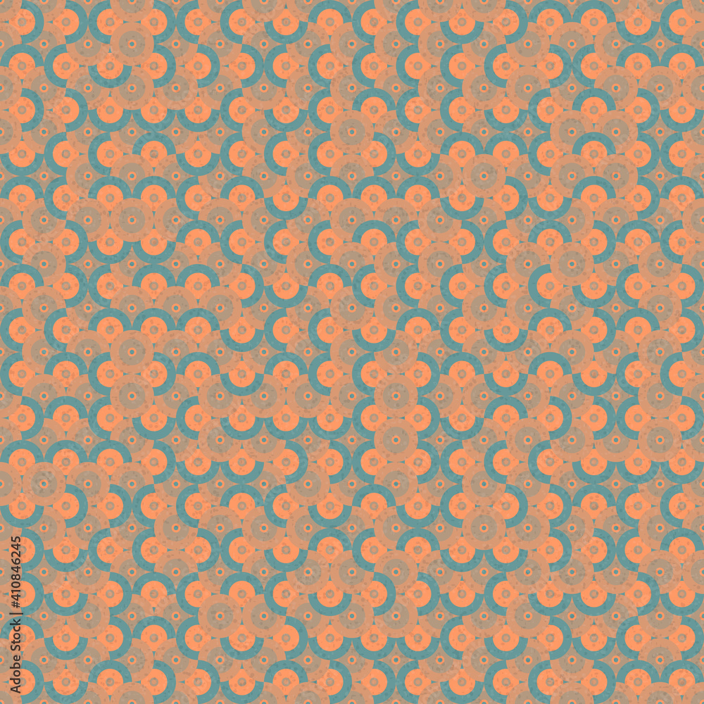 Fototapeta premium Abstract Geometric Pattern generative computational art illustration