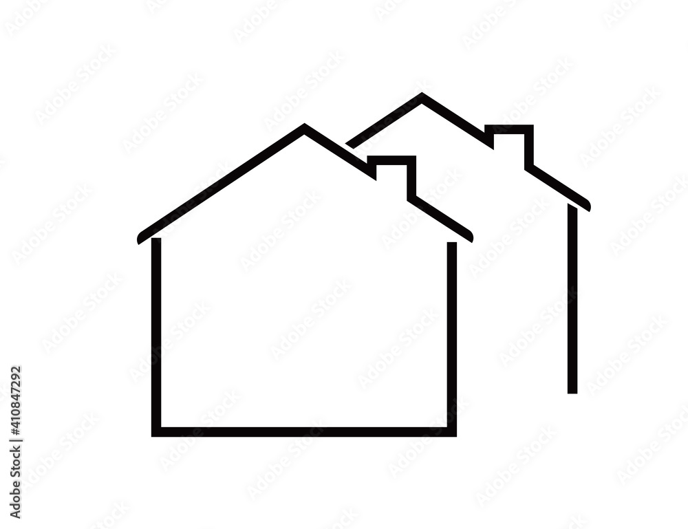 Home icon. Web. Business and build. Vector Illustration Home icon. Web. Business and build. Vector Illustration