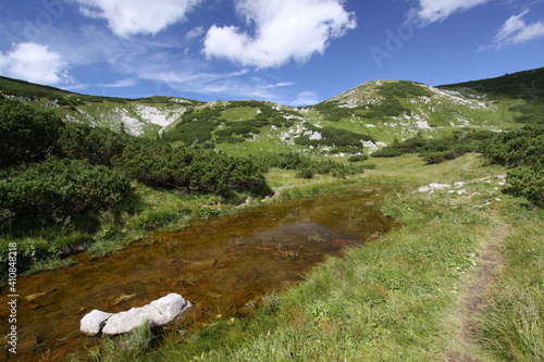 Landscape in Karlgraben at hiking track to Schneealpe, Styria, Austria, Europe
 photo