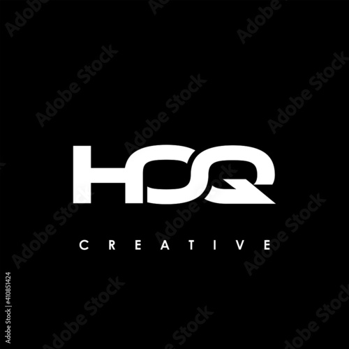 HOQ Letter Initial Logo Design Template Vector Illustration
