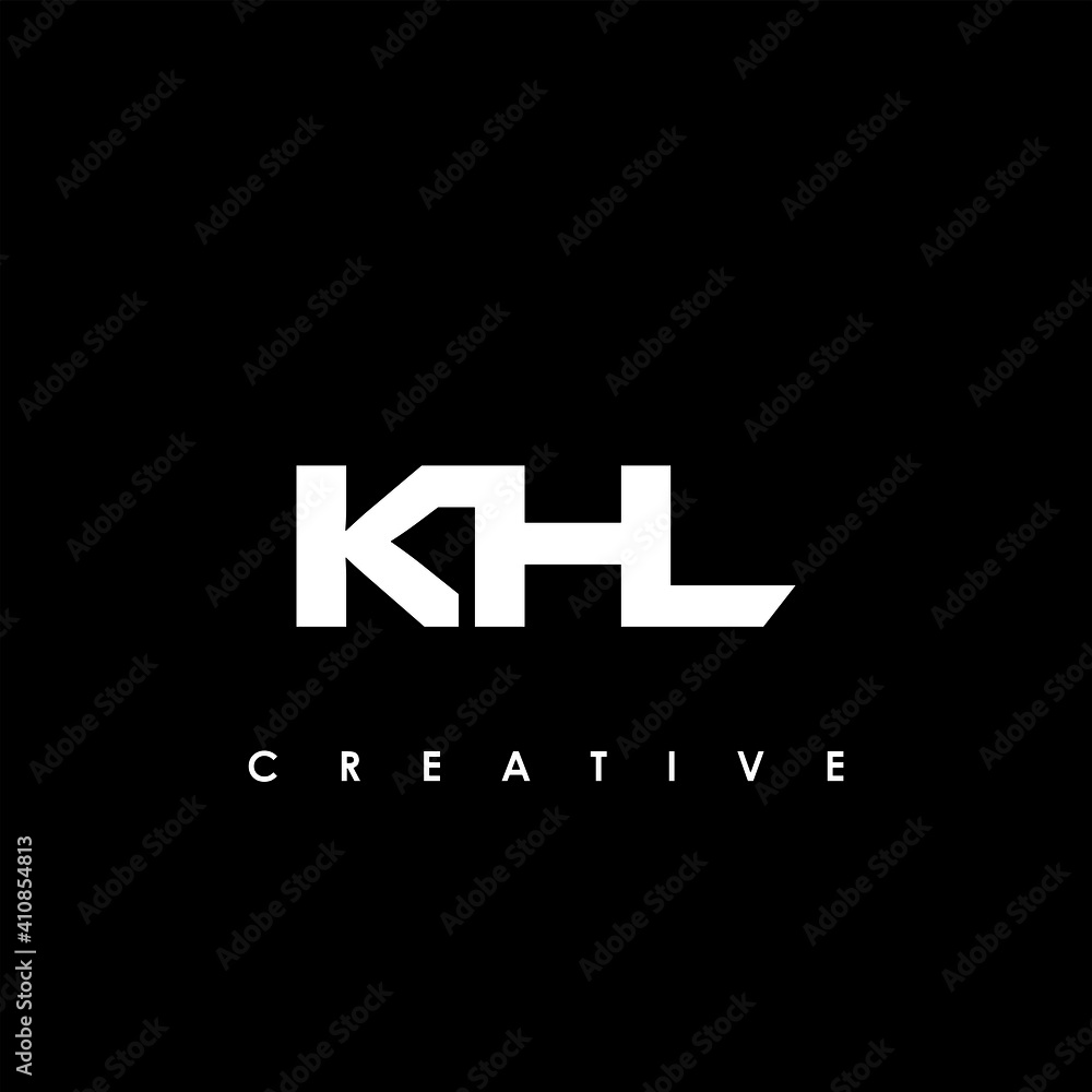 Obraz premium KHL Letter Initial Logo Design Template Vector Illustration
