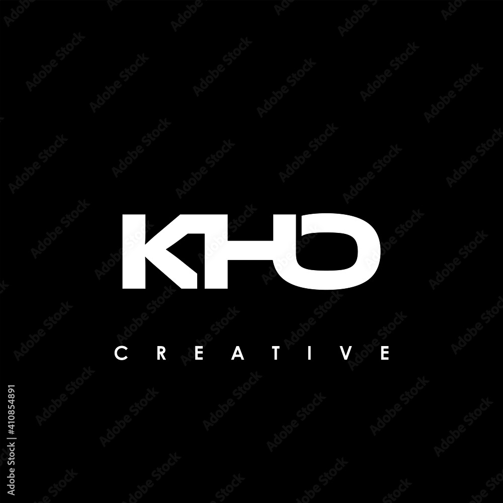 KHO Letter Initial Logo Design Template Vector Illustration KHO Letter Initial Logo Design Template Vector Illustration