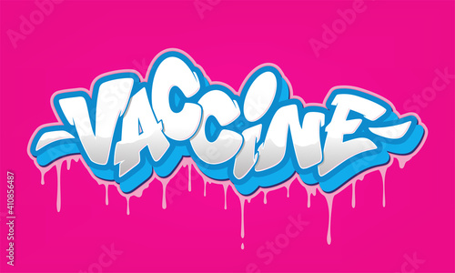 Graffiti font in graffiti style. Vector illustration.