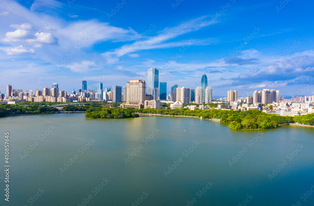 Obraz premium West Lake scenic spot, Huizhou City, Guangdong Province, China