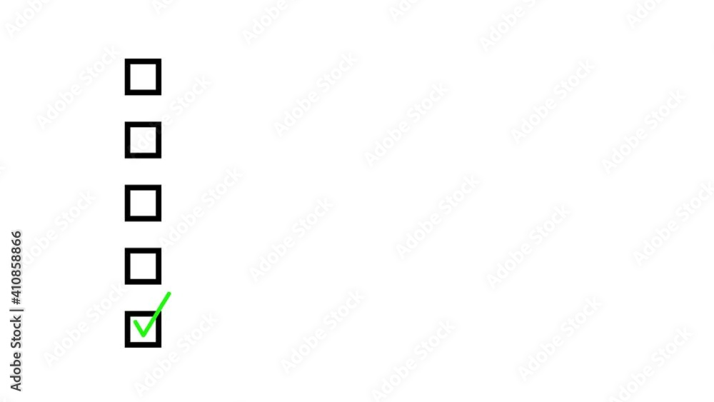 checklist. green check mark sign tick in checkbox on white background with blank space for design checklist. green check mark sign tick in checkbox on white background with blank space for design