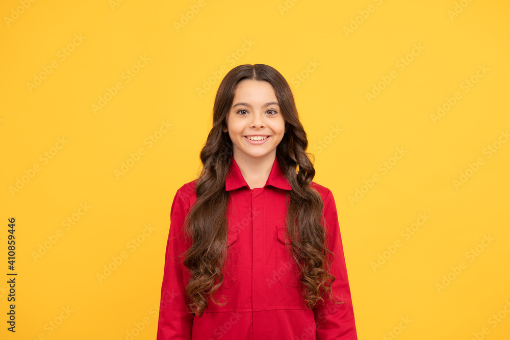 happy teenager girl in red shirt has positive emotions, happiness happy teenager girl in red shirt has positive emotions, happiness