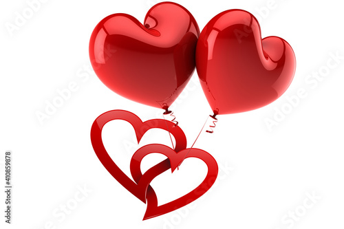 heart, love, valentine, red, romance, isolated, day, 3d, hearts, symbol, white, shape, romance
