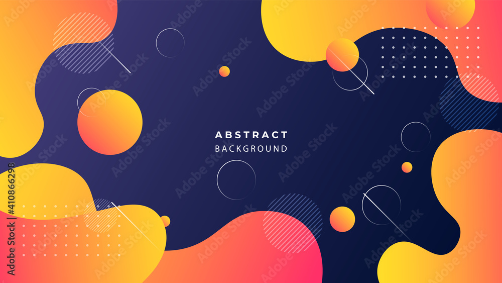 Abstract Modern Gradient Colorful Background. Gradient Fluid Background. Liquid background.