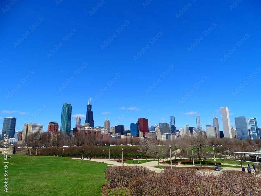 Fototapeta premium North America, USA, Illinois, city of Chicago 