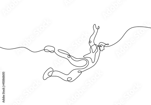 Continuous one line drawing...