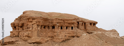 Al-Tar Caves in desert near Karbala, Iraq.