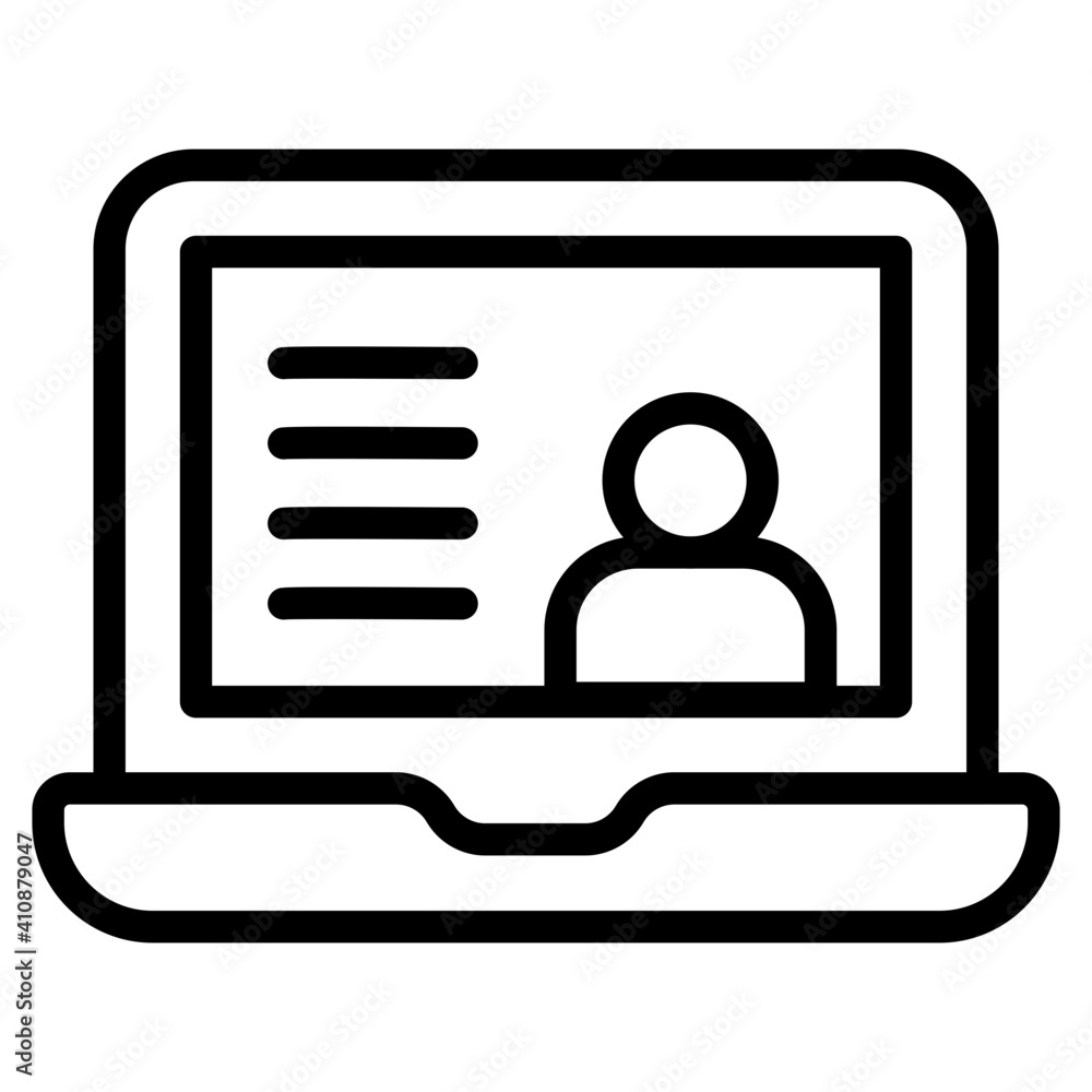 Online business account icon, editable vector Online business account icon, editable vector