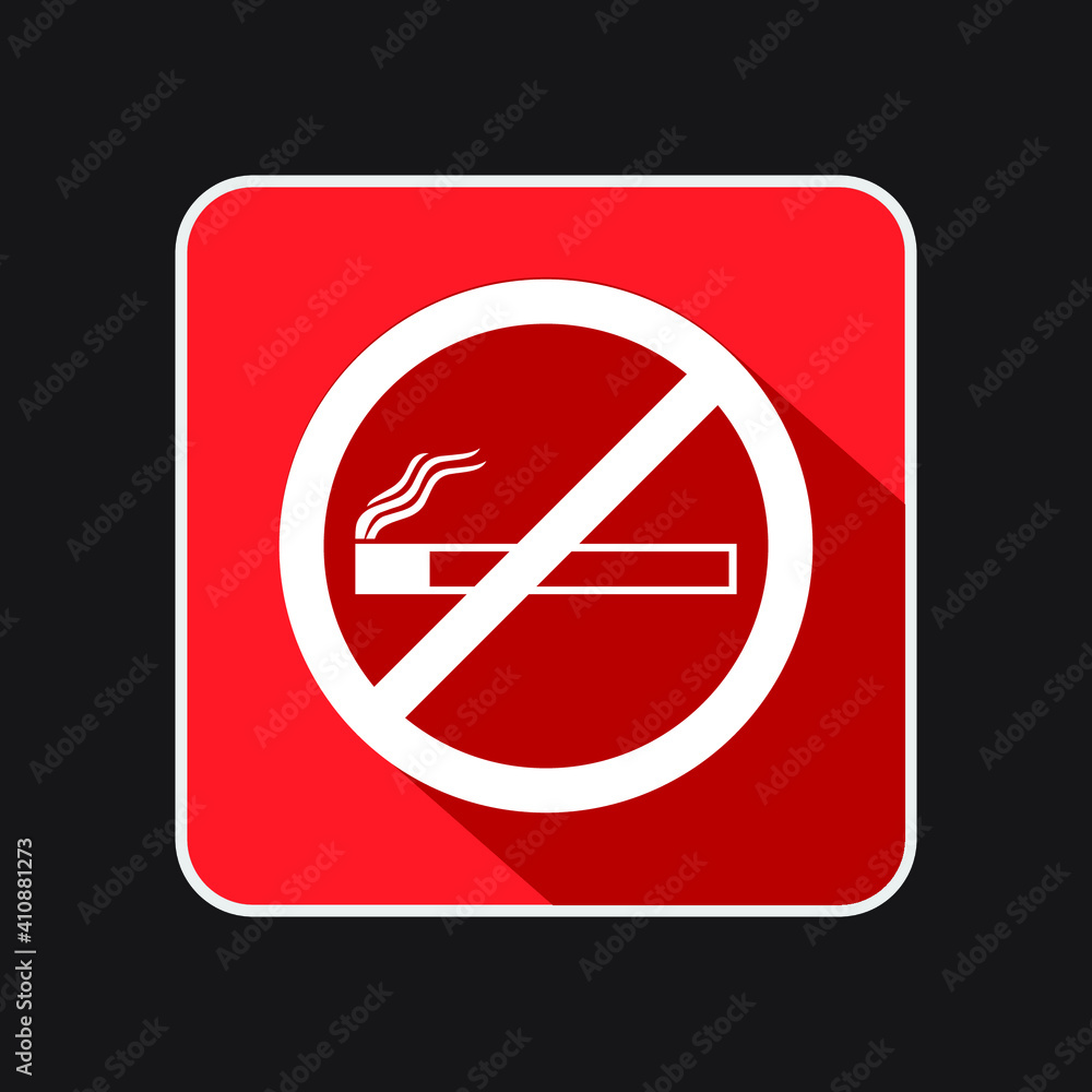 Dangers of smoking. Stop smoking sign. Eps10 vector illustration Dangers of smoking. Stop smoking sign. Eps10 vector illustration