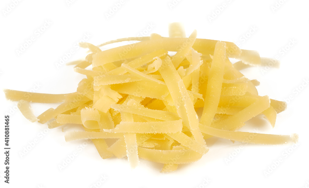 grained hard cheese isolated on white background grained hard cheese isolated on white background