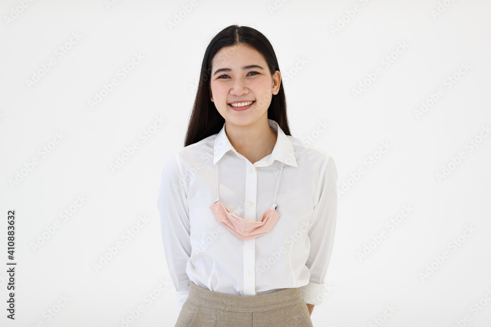Portrait of young and beautiful long hair woman on white backgrond. Portrait of young and beautiful long hair woman on white backgrond.