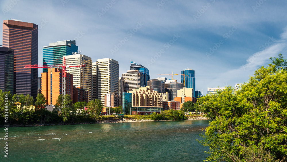 Obraz premium calgary skyline, alberta canada