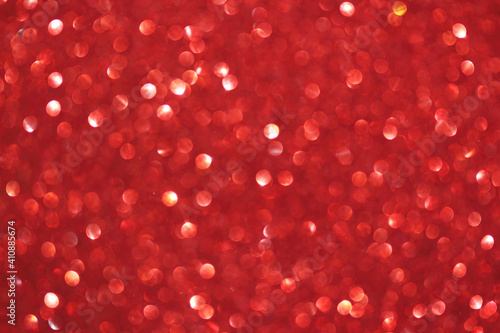 red glitter texture christmas abstract background, Defocused