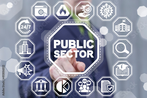 Bilde på lerret Public Sector Government People Business Concept