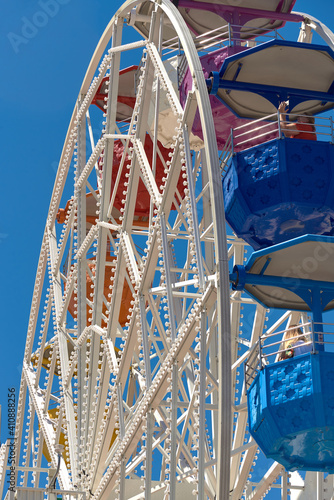 Ferris wheel on a sunny day