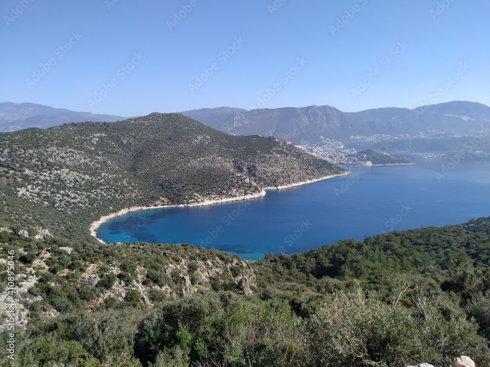Firnaz cove is located in the Kalkan district of Antalya Province. The has a blue sea and magnificent nature. Firnaz cove is located in the Kalkan district of Antalya Province. The has a blue sea and magnificent nature.
