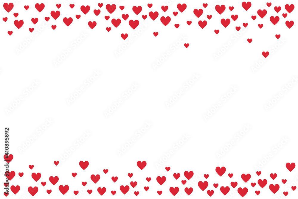Romantic background with hearts. Love and romance. Vector illustration. Romantic background with hearts. Love and romance. Vector illustration.