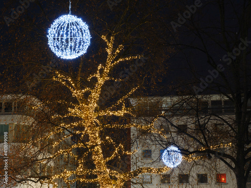 Christmas Deko At The City Centre, Essen, Ruhr Area, North Rhine-Westphalia, Germany, Europe photo