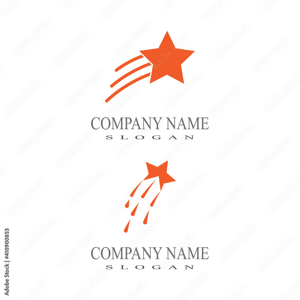 Obraz premium Star icon Template