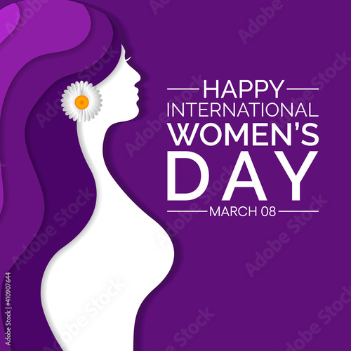 International Women's Day is celebrated  on the 8th of March annually around the world. It is a focal point in the movement for women's rights. Vector illustration design.