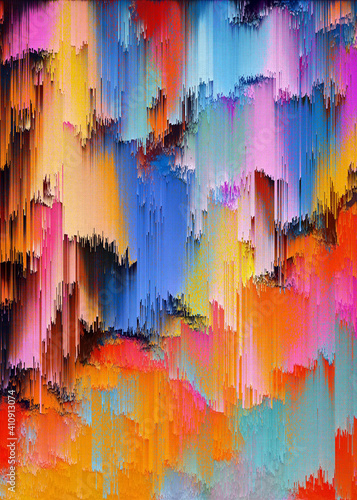 Abstract Glitch Pixel Geometrical Artwork Poster,Abstract Graphical Art Background Texture,Modern Conceptual Art,Synthwave Aesthetic Poster Print,3D Rendering,3D Illustration,Abstract Painting