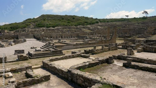 Rhodes Greece : The ancient city of Kamiros  or Kameiros  photo