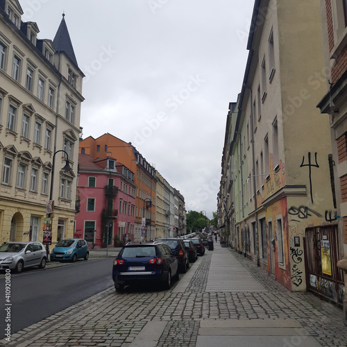 Street architecture in Germany.